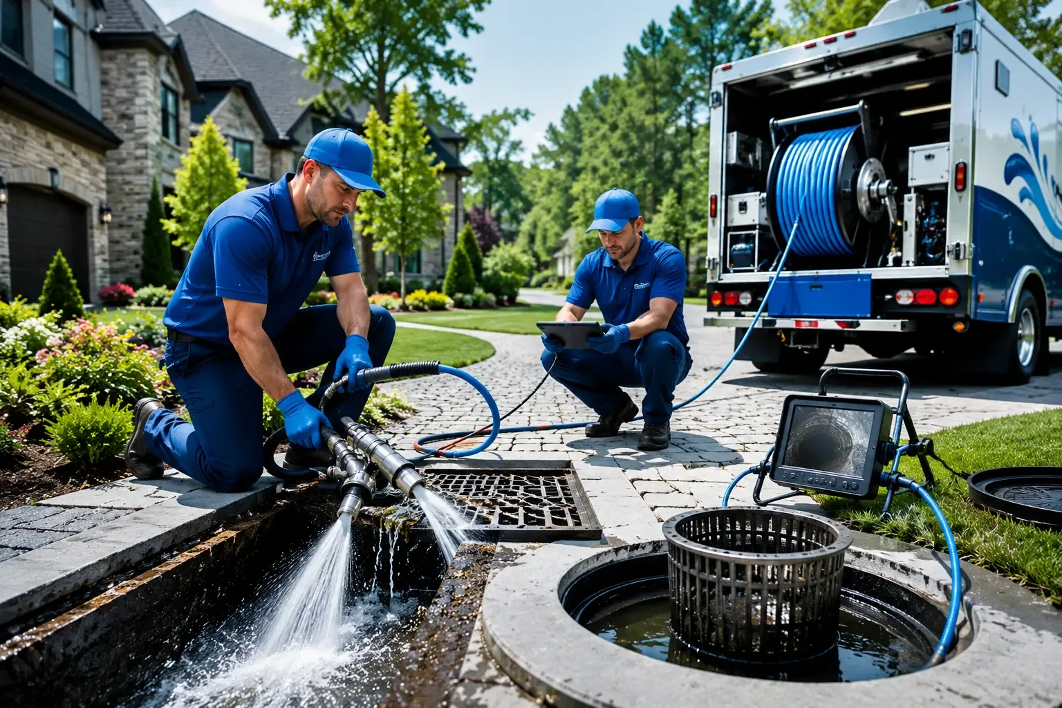 Local outdoor drain cleaning professionals in Andover, IL