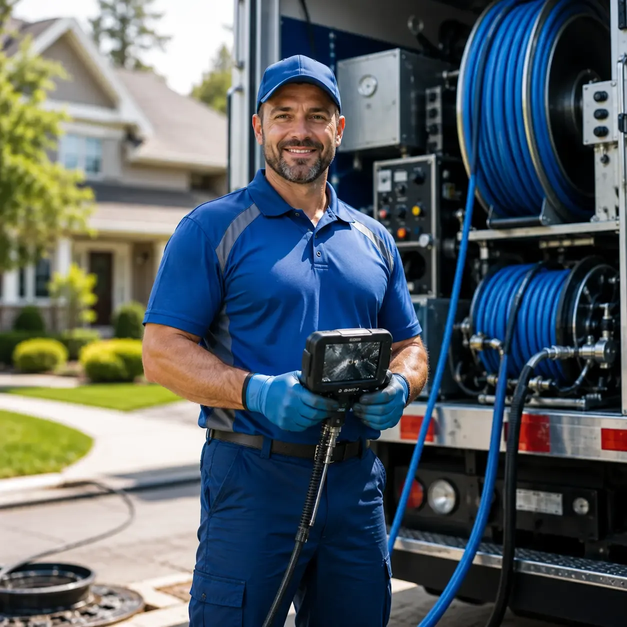 Local outdoor drain cleaning specialists in Andover, IL